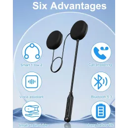 Auriculares Casco Moto Blutooth, Auriculares Bluet