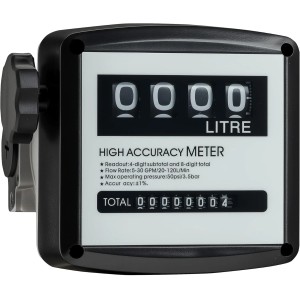 Contador de gasóleo 3 bar 19-120 l/min conexiones 1" bomba de gasóleo