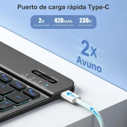 Vobafe Teclado for iPad 10 Generación 2022/11 Gene