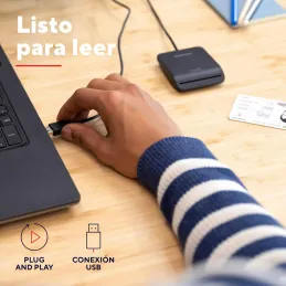 Trust Primo Lector DNI Electrónico USB, Lector de