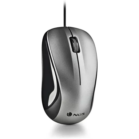NGS Crew - Ratón Óptico 1200dpi con Cable USB