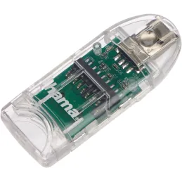 Hama - 8in1 SD/MicroSD Card Reader, MMCplus, miniS