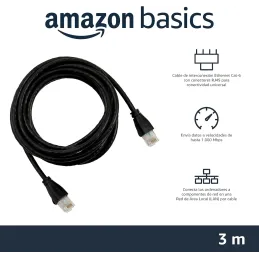 Amazon Basics Cable de Red Ethernet con Conectore
