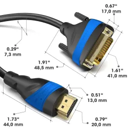 KabelDirekt ? Cable Adaptador HDMI-DVI ? 2m (bidir