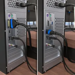 KabelDirekt – Cable Adaptador HDMI-DVI – 2m