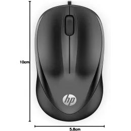HP 1000 - Ratón con Cable (1200 PPP, 2 Botones y R