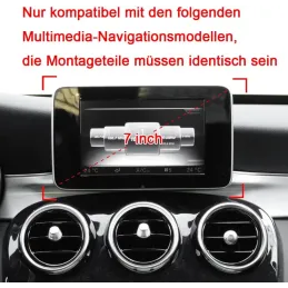 Soporte del teléfono del Coche Compatible con 2015-2018 Mercedes c klasse w205 GLC