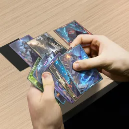 Fundas negras para tarjetas MTG, paquete de 300 fu