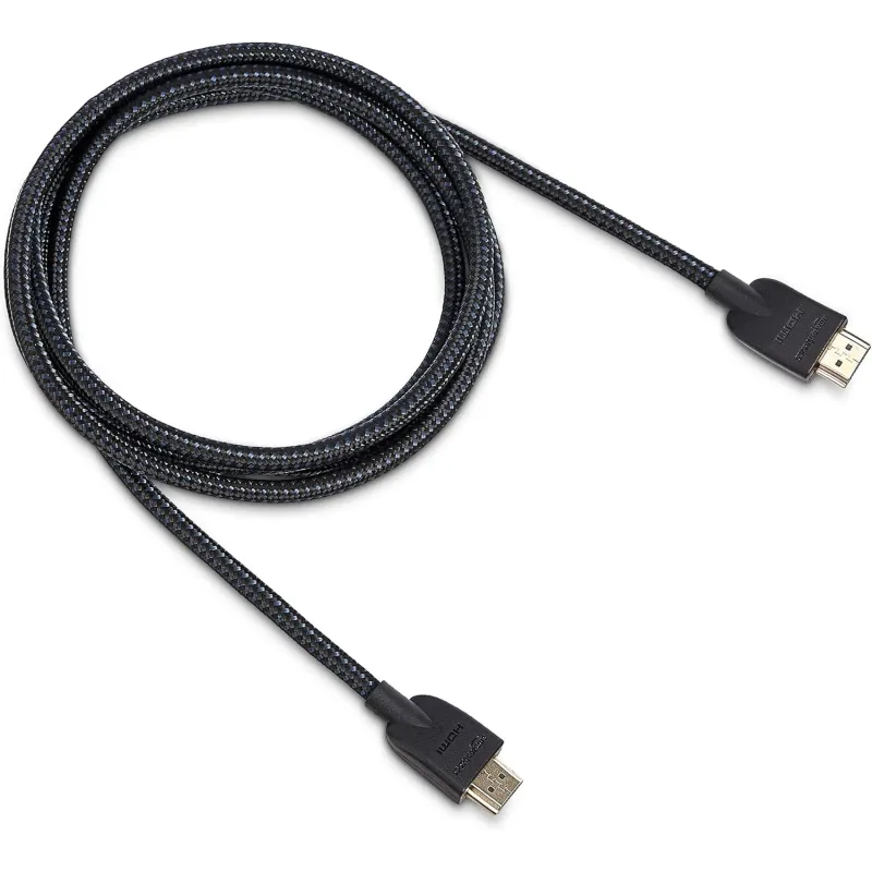 Cable HDMI trenzado - 1.8 m, Negro