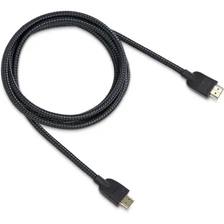Cable HDMI trenzado - 1.8 m, Negro