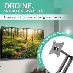 Soporte de Pared STAFFATV1032 para Monitor LCD, LE