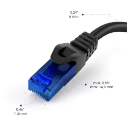 Cable Ethernet, Cable de red/LAN RJ45 ? 7,5m