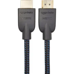 Cable HDMI trenzado - 1.8 m, Negro