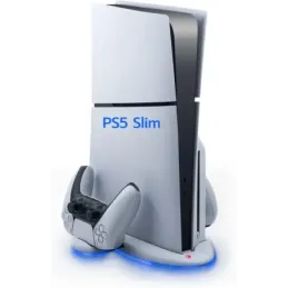 Wigearss PS5 Slim Soporte Vertical Ventiladores de