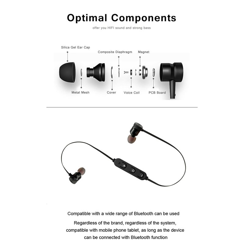 Auriculares inalambricos con bluetooth