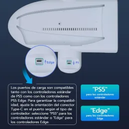 Wigearss PS5 Slim Soporte Vertical Ventiladores de