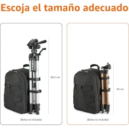 Amazon Basics Trípode ligero de 127 cm con funda,