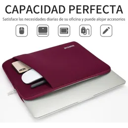 RAINYEAR Funda para Portátil de 15,6 Pulgadas