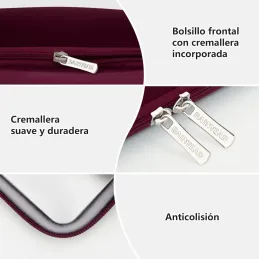 RAINYEAR Funda para Portátil de 15,6 Pulgadas