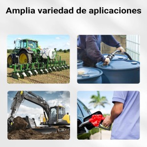 Contador de gasóleo 3 bar 19-120 l/min conexiones 1" bomba de gasóleo