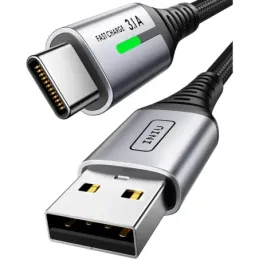 INIU Cable USB A USB C, [2m] QC 3,0 y 3,1A Cable U