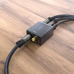 KabelDirekt – Cable TOSLINK, óptico audio digital con 0% de pérdida de señal – 4m