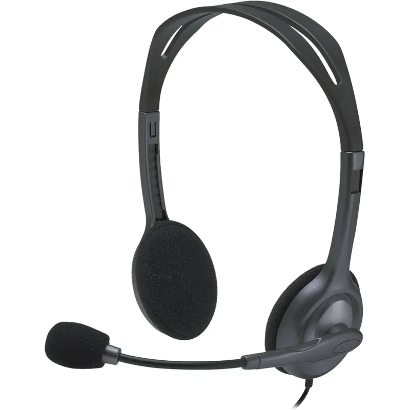 Logitech H111 Auriculares con Cable, Sonido Estére