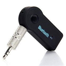Receptor / adaptador de música Bluetooth para coche de 3,5 mm con micrófono