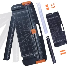 PORTENTUM Guillotina de papel A4 con hendido y reg