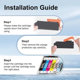 Cartuchos de tinta compatibles con Epson 24XL