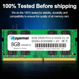 Memoria RAM de 8 GB, DDR4, PC4-21300U