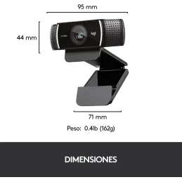 Logitech C922 Pro Stream, Cámara Web para streaming