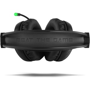 BG Xonar-X6 Binaural Diadema Negro, Verde - Auriculares con micrófono