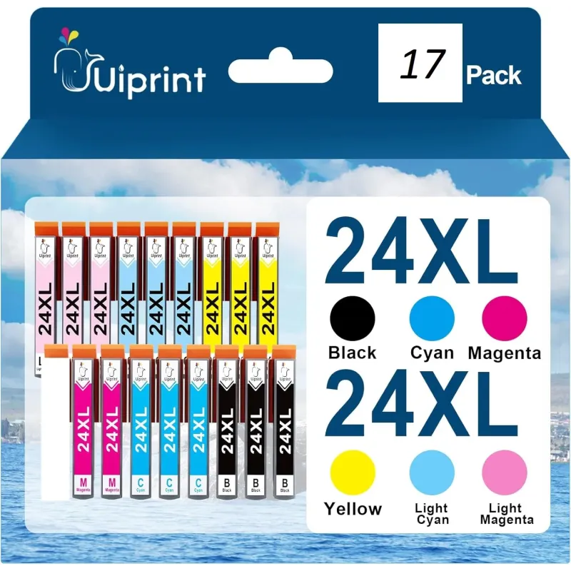 Cartuchos de tinta compatibles con Epson 24XL