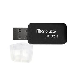 Lector de tarjeta de memoria TF portátil de alta velocidad USB 2,0 Micro  adaptador USB pack de 6