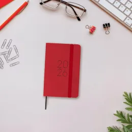 Finocam - Agenda 2026 Semana Vista Horizontal roja