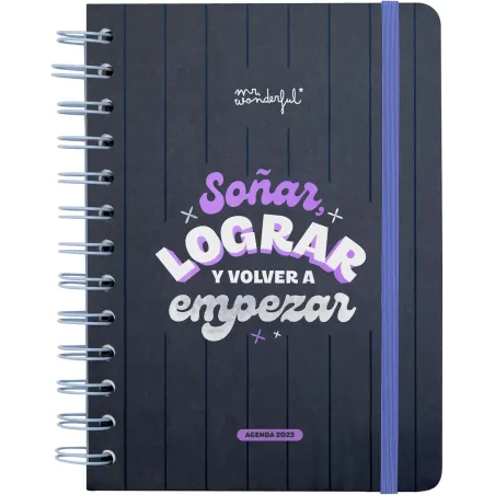 Mr. Wonderful - Agenda Wonder pequeña 2025 Semanal