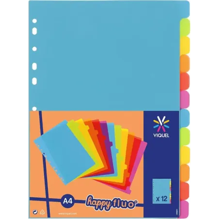 Viquel ? Lote de 12 separadores de plástico