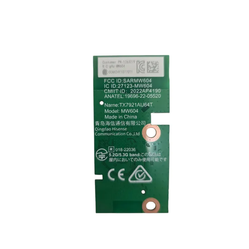 Modulo Adaptador wifi Hisense 65U8NQ -TX7921AU64T