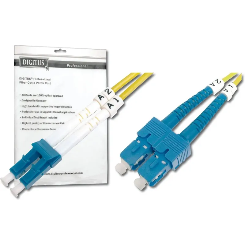DIGITUS DK-292SCA3LC-01, Cable De Fibra Óptica OS2