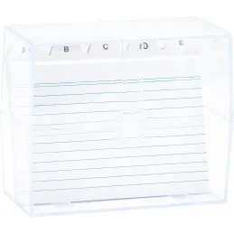 K3T Fichero DIN A6 con registro y 20 fichas a raya