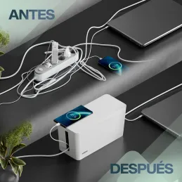 ACROPAQ Caja Cables - Pequeña (23,5 x 12 x 11,5 cm