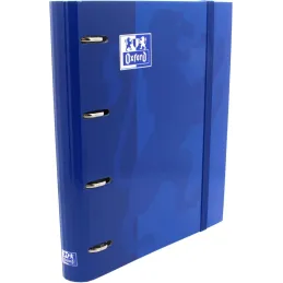 Oxford Archivador 4 anillas con recambio y goma