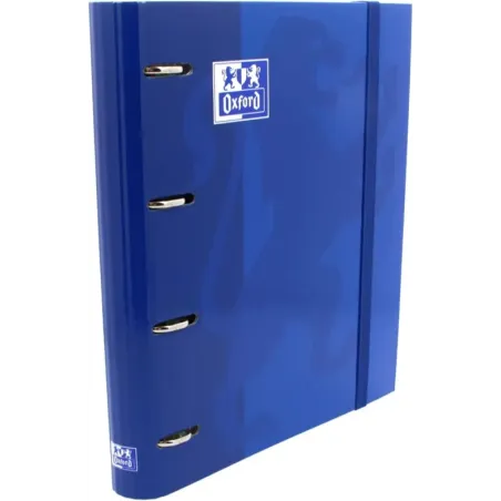 Oxford Archivador 4 anillas con recambio y goma
