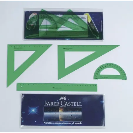 Faber-Castell 65021 - Pack Escolar - Escuadra
