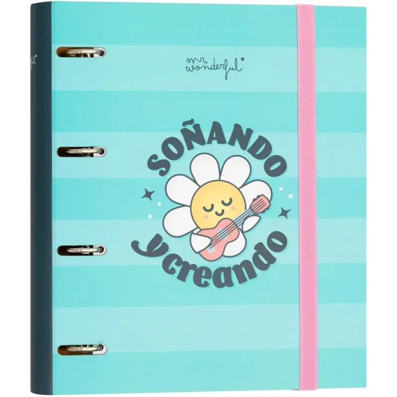Mr. Wonderful - Carpeta con anillas y folios.