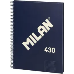 MILAN® Cuaderno A4 con tapa dura, cuadrícula 5x5mm