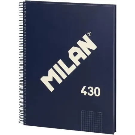MILAN® Cuaderno A4 con tapa dura, cuadrícula 5x5mm