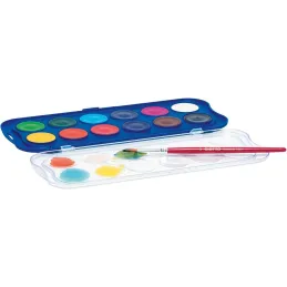 Acuarelas, con 1 pincel incluido.