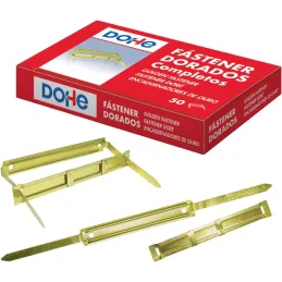Dohe - Fasteners Metálicos Dorados para Encuaderna